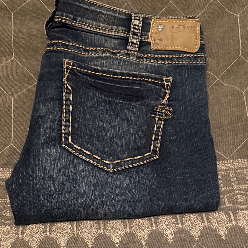Silver Jeans Dark Blue Denim